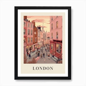 Vintage Travel Poster London 3 Art Print