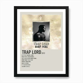 Trap Lord 2013 Asap Ferg Poster Art Print