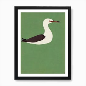 Common Loon 2 Midcentury Illustration Bird Art Print