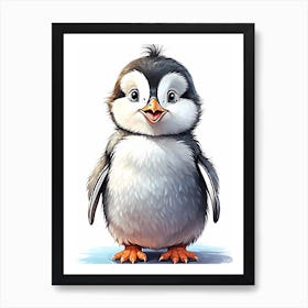 Picture of a penguin Art Print
