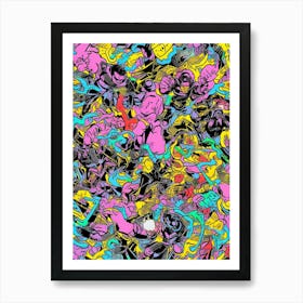 Psychedelic Painting 6 Art Print