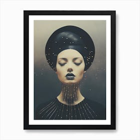 celestial woman Art Print