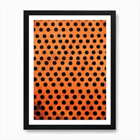 Polka Dots Background Art Print