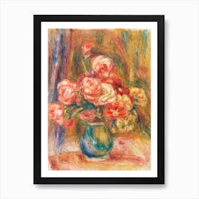 Vase of Roses (c. 1890–1900), Pierre Auguste Renoir Art Print