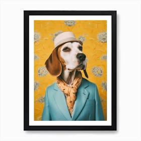 A Beagle Dog 3 Art Print