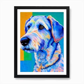 Airedale Terrier 2 Fauvist Style Dog Art Print