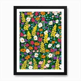 Wild Flowers 4 Art Print