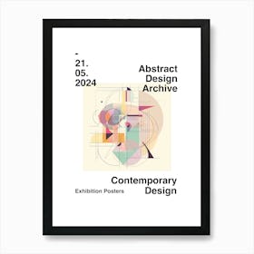 Abstract Design Archive Poster 29 Affiche