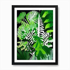 Maidenhair Spleenwort Vibrant Art Print