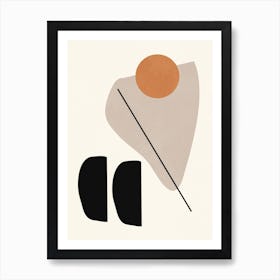 Abstract Minimal Shapes 5 Art Print