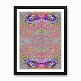 Octopus By Person Art Print
