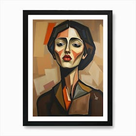 Portrait Of A Woman 71 Art Print