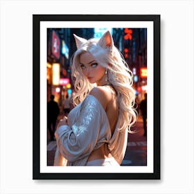 Kawaii 6 Art Print