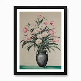 Flowers In A Vase 1 Art Print