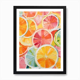 Citrus Slices Art Print