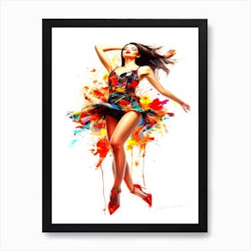 Models Zone - Top Model Look Art Print