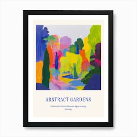 Colourful Gardens Botanischer Garten Muenchen Nymphenburg Germany 4 Blue Poster Art Print