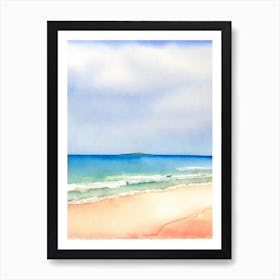 Pearl Beach 2, Australia Watercolour Art Print