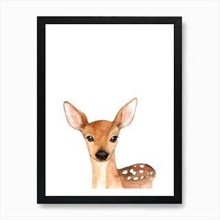 Nursery Deer Art Print