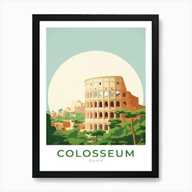 Rome Colosseum Travel Art Print