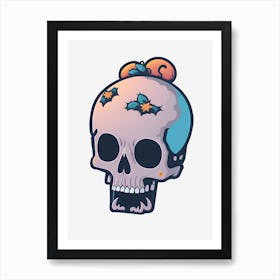 Day Of The Dead Skull Art Print