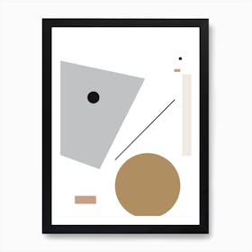 Minimal Geometric 3 Art Print
