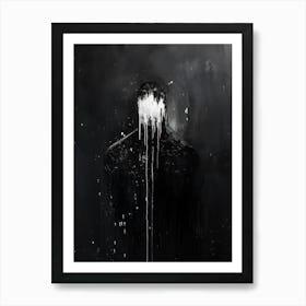 Dripping Man 1 Art Print