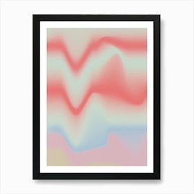 Pink Wave Art Print