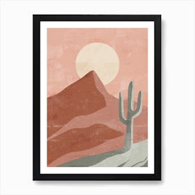 Cactus In The Desert 35 Art Print