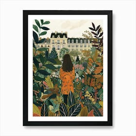 In The Garden Tuileries Garden France 2 Art Print