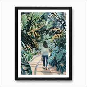 In The Garden Royal Botanic Garden Edinburgh United Kingdom 7 Art Print