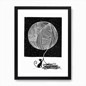 A Cats Dream Art Print