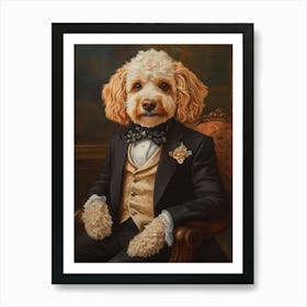 Dapper Cavapoo Gentleman Poster