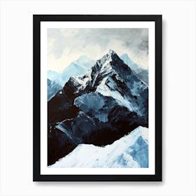 Snowy Mountains 54 Art Print