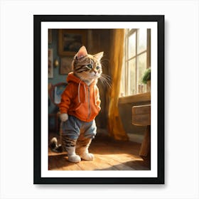 Cute Cat 2 Art Print