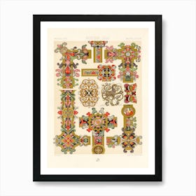 Middle Ages Pattern, Albert Racine 1 Art Print