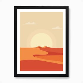 Desert Landscape 5 Art Print