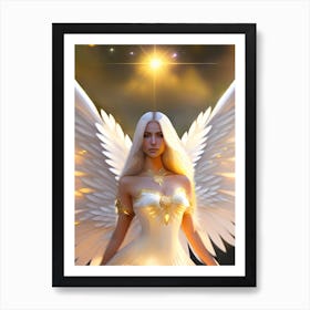 Angel Of Mystical Summer Art Print