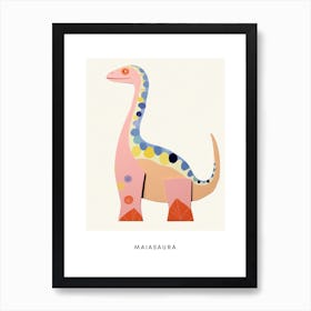 Nursery Dinosaur Art Maiasaura Poster Art Print