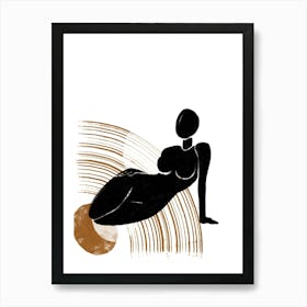 Simple Abstract Modern Art Print Art Print