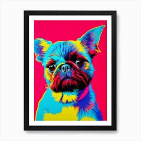 Brussels Griffon Andy Warhol Style Dog Art Print
