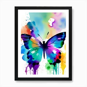 Colorful Butterfly 127 Art Print