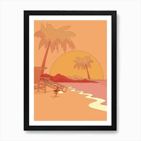 Run To The Sea Art Print