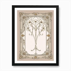 Deco Frame Art Print