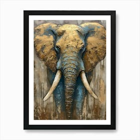 Elephant Head Art Print