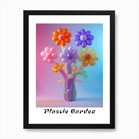Dreamy Inflatable Flowers Poster Scabiosa 2 Art Print
