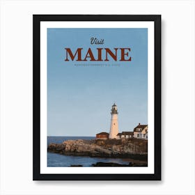 View Maine Art Print