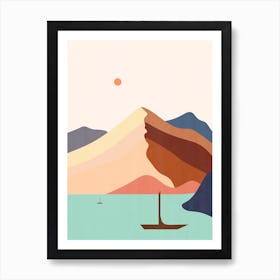 Mountain Scenery Art Print