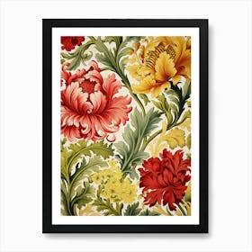 Floral Pattern 54 Art Print