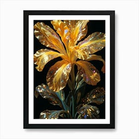 Golden Iris Art Print